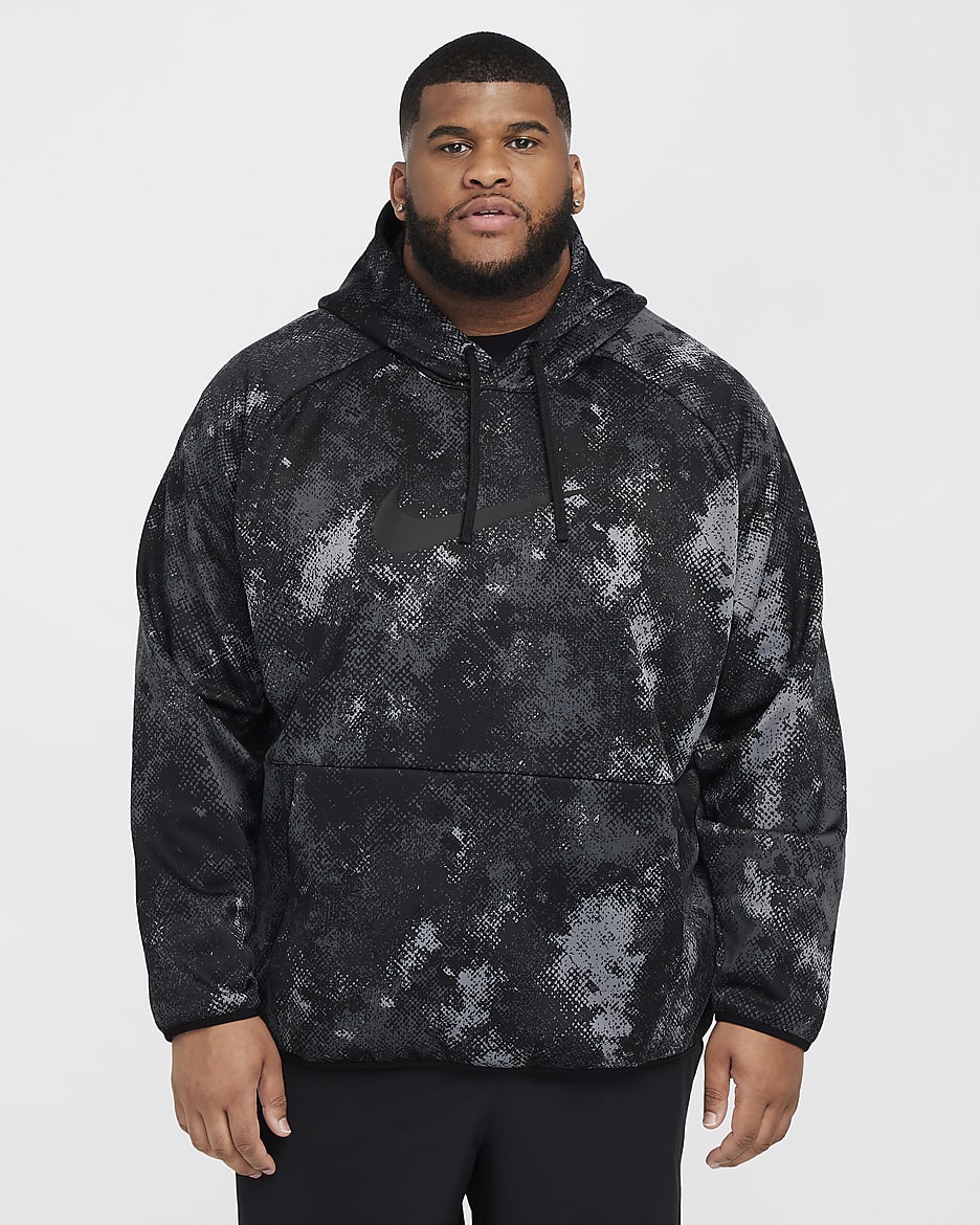 Nike black camo fashion hoodie